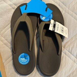 NIB Men’s Columbia Flip Flops size 12